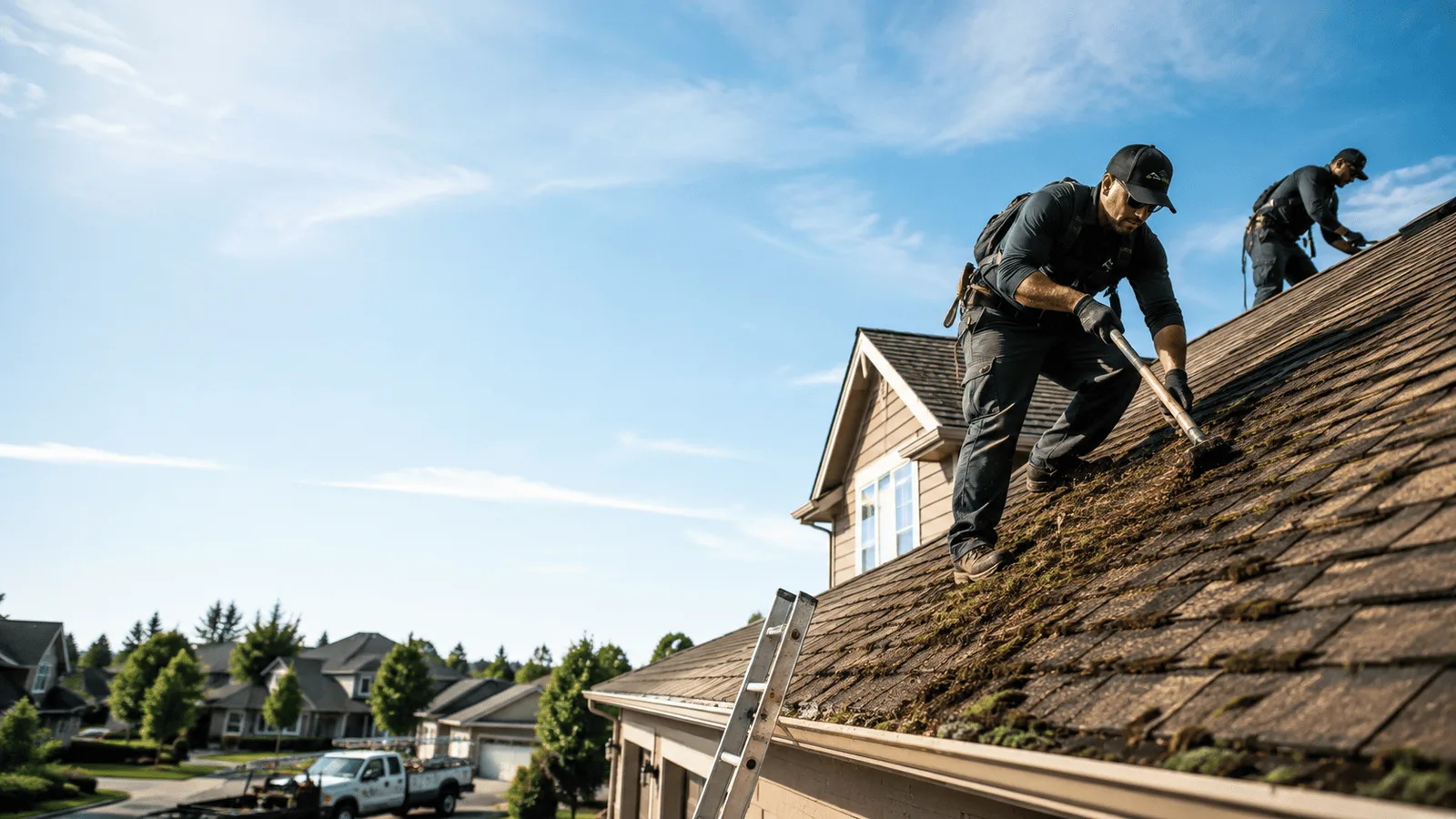 Roof Moss Removal in Brighton, MA near me